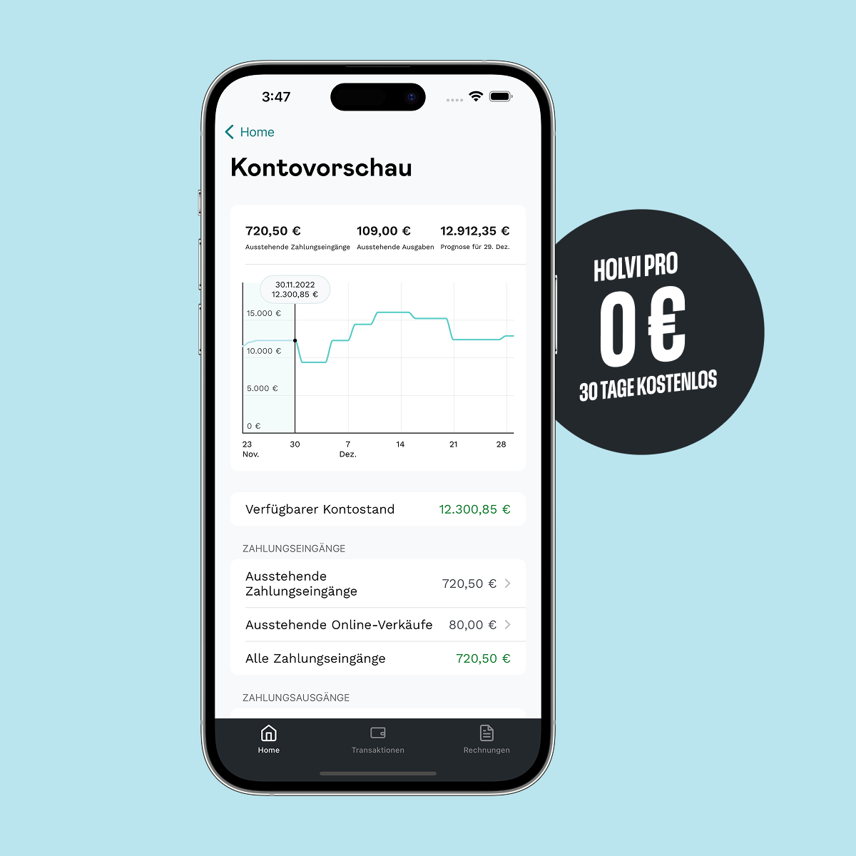 HOLVI PRO 30 tage kostenlos