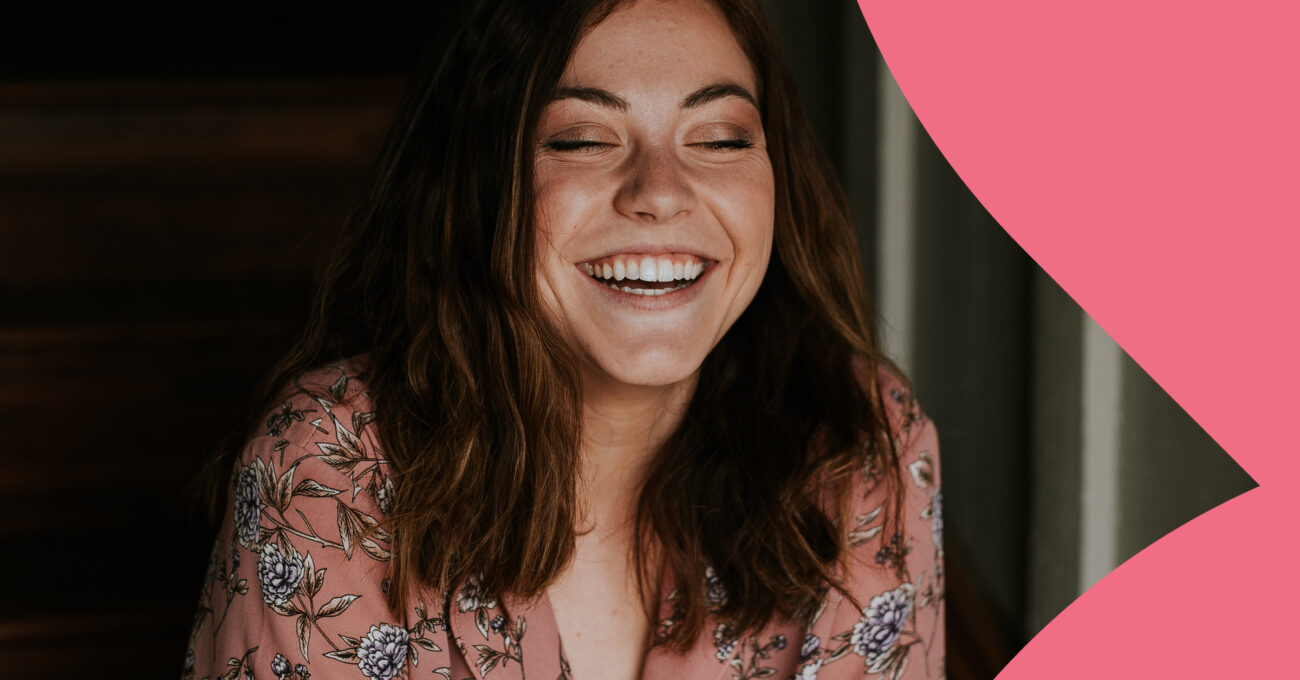 Happy freelancer