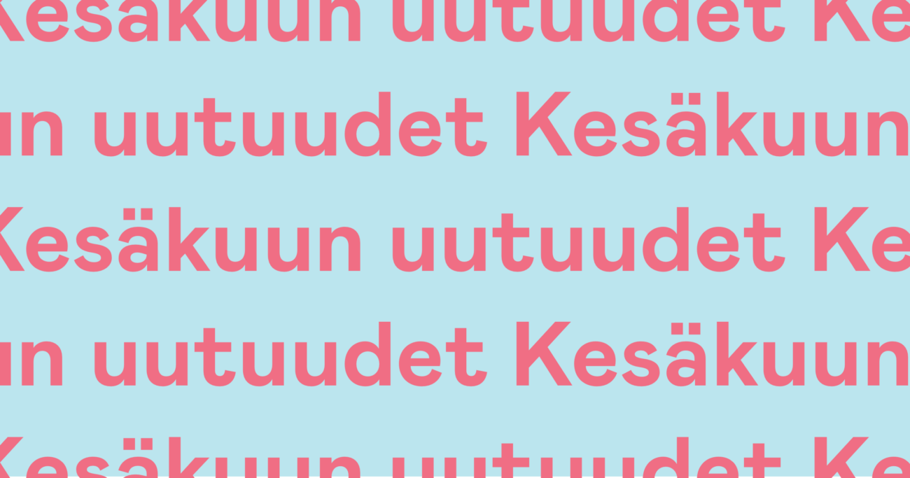Kesäkuun uutuudet Holvissa