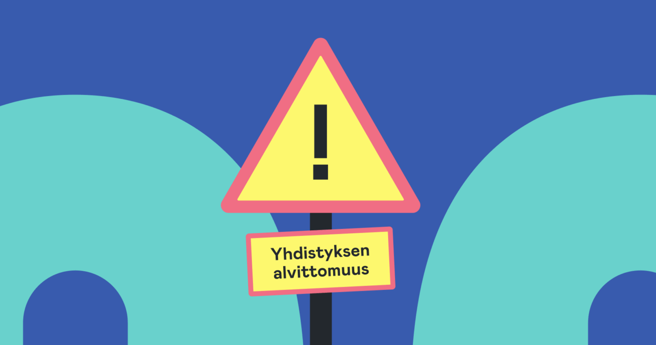 Yhdistyksen alvittomuus hidaste, ei etu