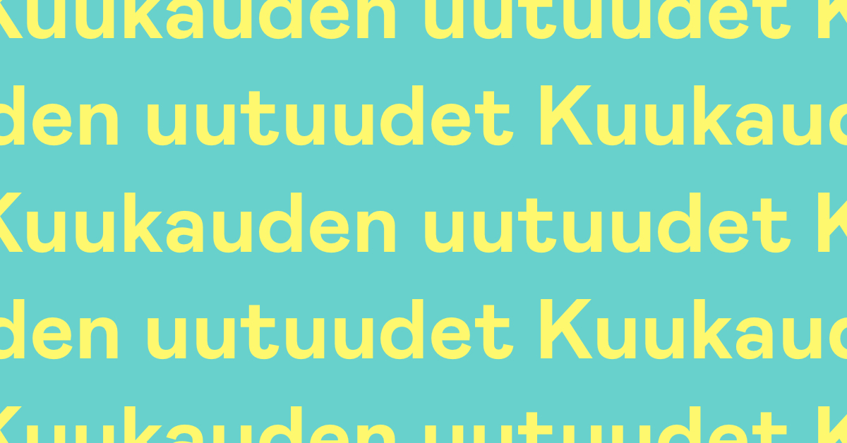 Kuukauden uudet ominaisuudet Holvissa