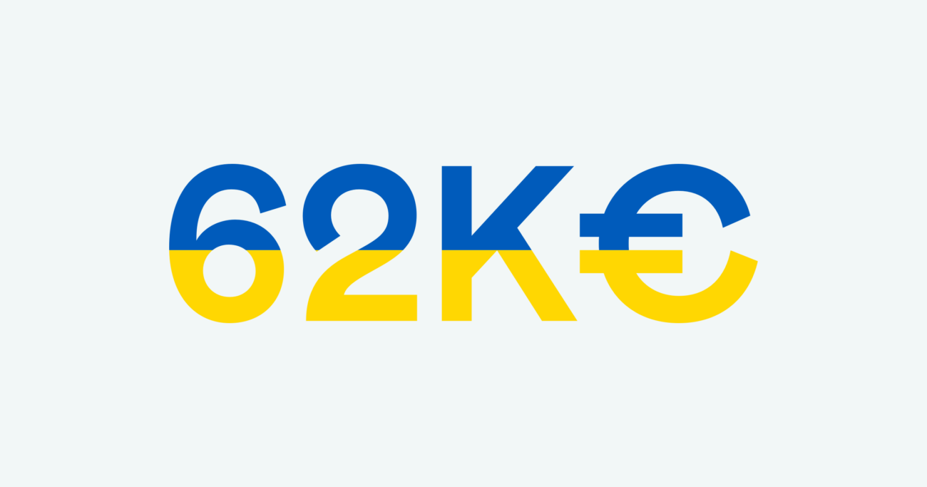 Wir haben 62.000 € an das Rote Kreuz gespendet