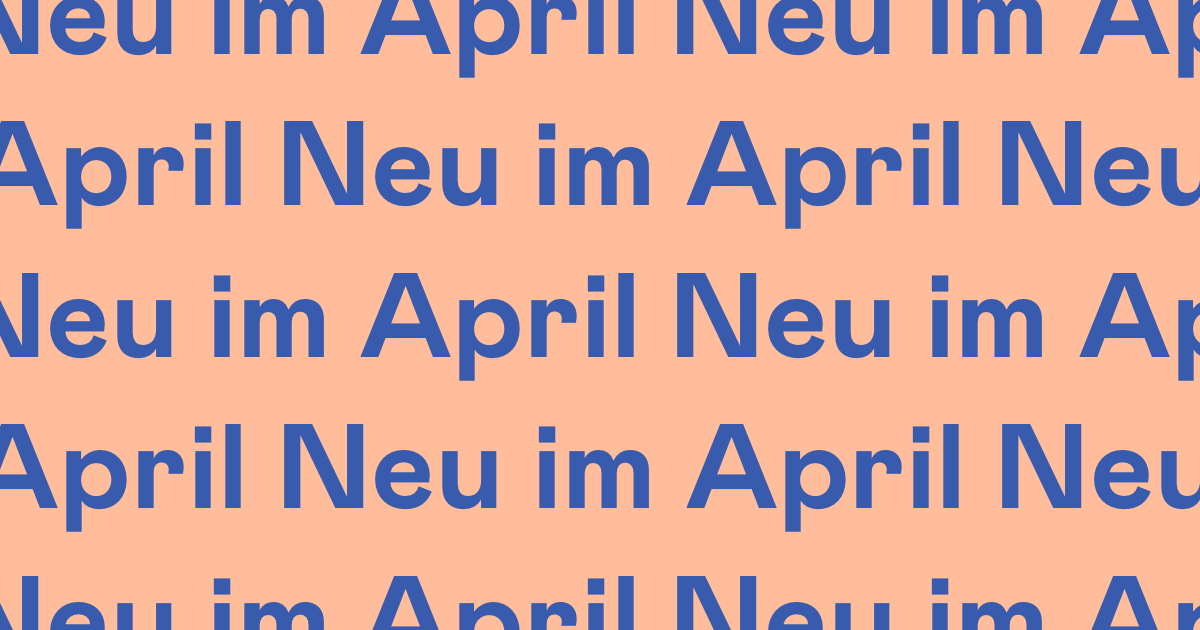 Neu bei Holvi im April 2022