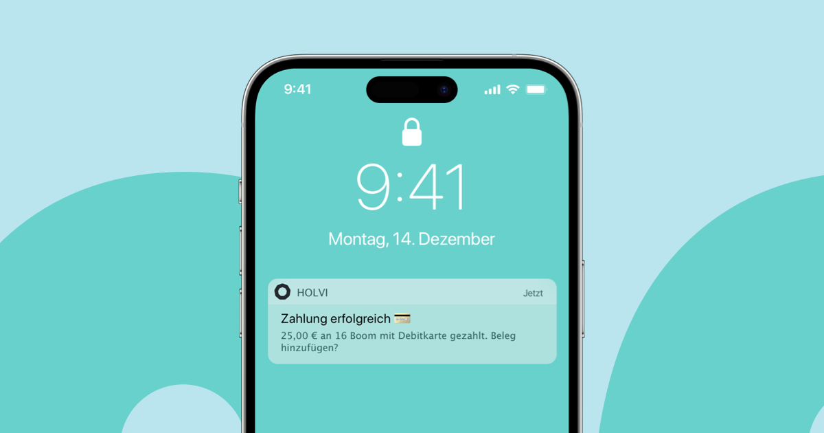 Push-Nachricht nach einer Kartenzahlung